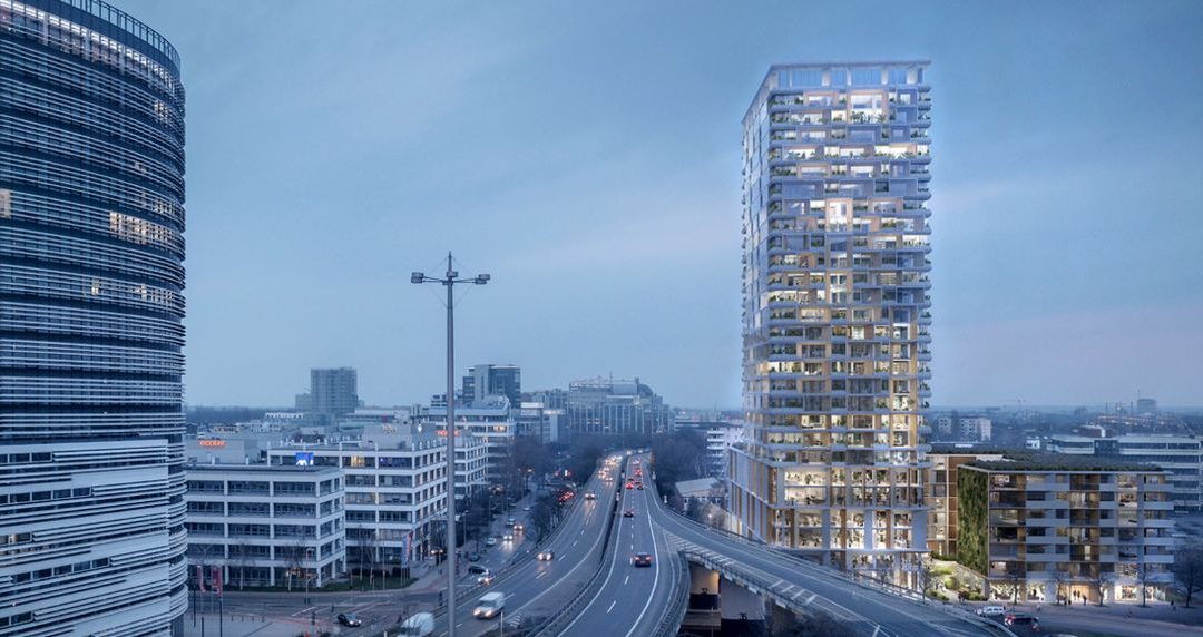 UNStudio Wins Competition for Mixed-Use Tower in Dusseldorf