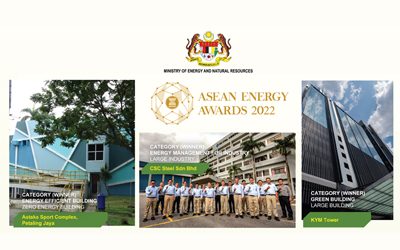 Twelve Malaysian Industry players won the prestigious Asean Energy Awards 2022