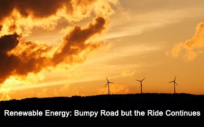 Renewable Energy: Bumpy Road but the Ride Continues